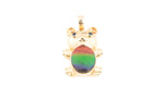 14K AMMOLITE ALASKA BEAR